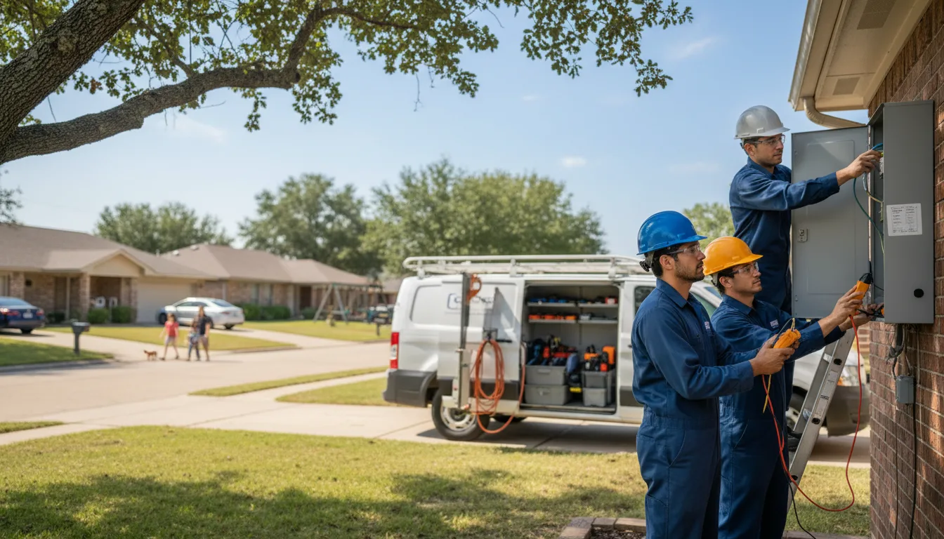 Certified electrician providing emergency electrical services in Flaxton, ND